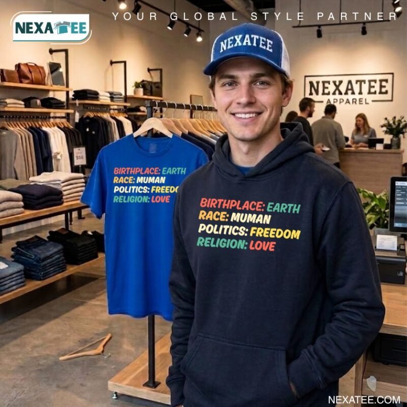 Birthplace Earth Shirt, Hoodie, Sweater & Stylish Apparel
