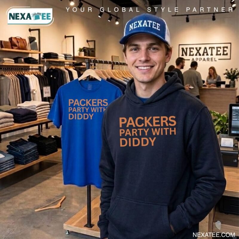 Packers Party With Diddy Shirt, Hoodie & Stylish Apparel